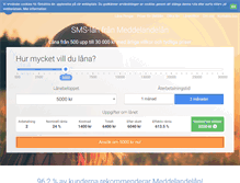 Tablet Screenshot of meddelandelan.se